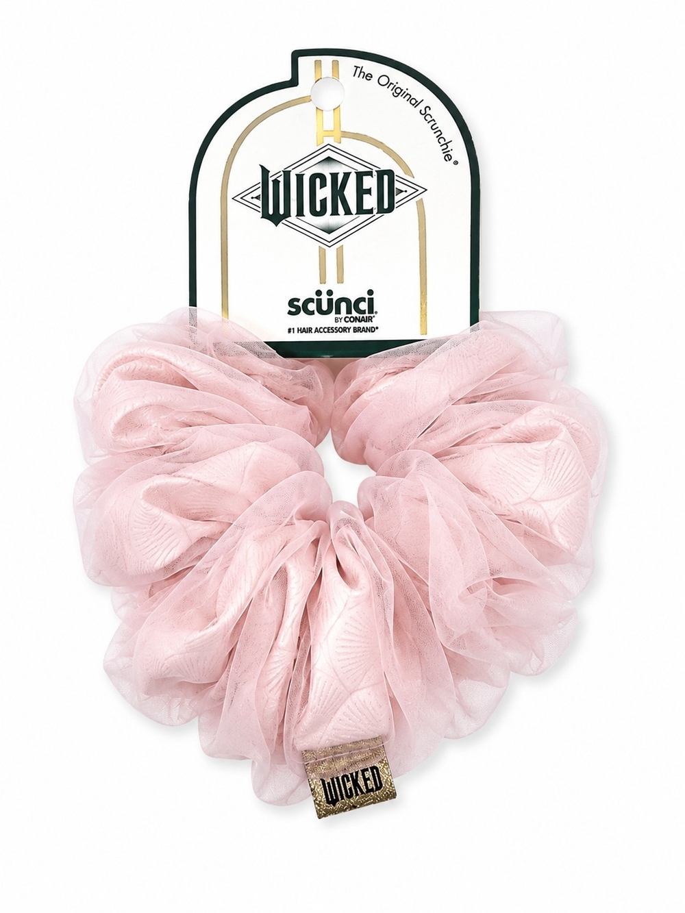 Scunci Wicked Glinda Pink Scrunchie Halloween Costume Accessory NWT